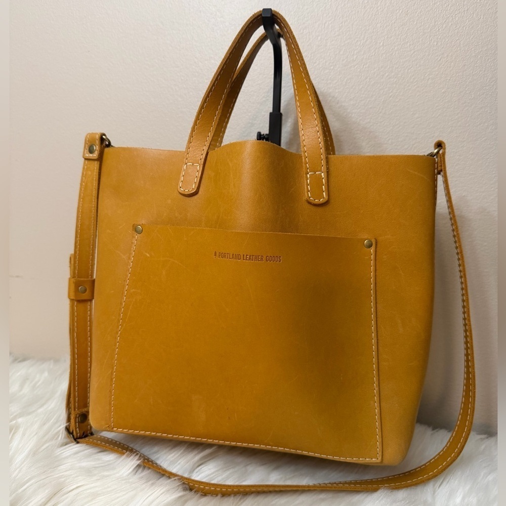 Portland Leather Mango Tote Bag